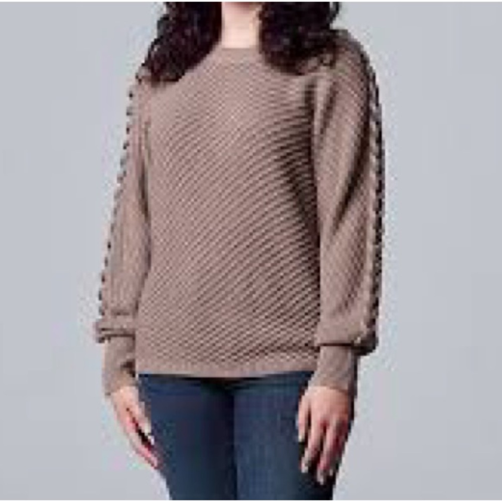 Women's Brown Sweater - Picture 2 of 3